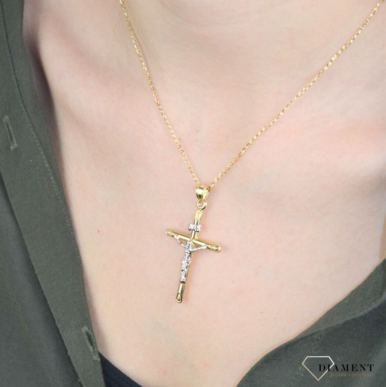 Łańcuszek srebrny pozłacany 925 ankier DIA-LAN-729338Z-40 925 1,5mm.jpg